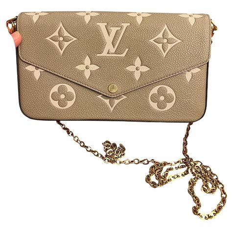 louis vuitton felicie beige